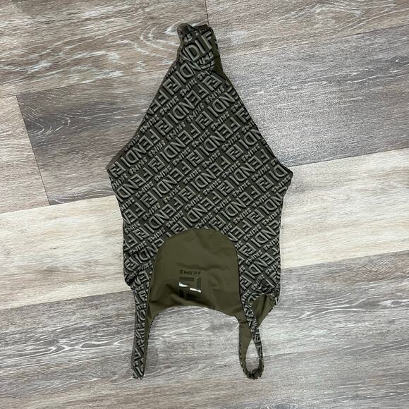 Fendi X Skims monogram One Piece Reversible Swimsuit XS - Picture 5 of 9
